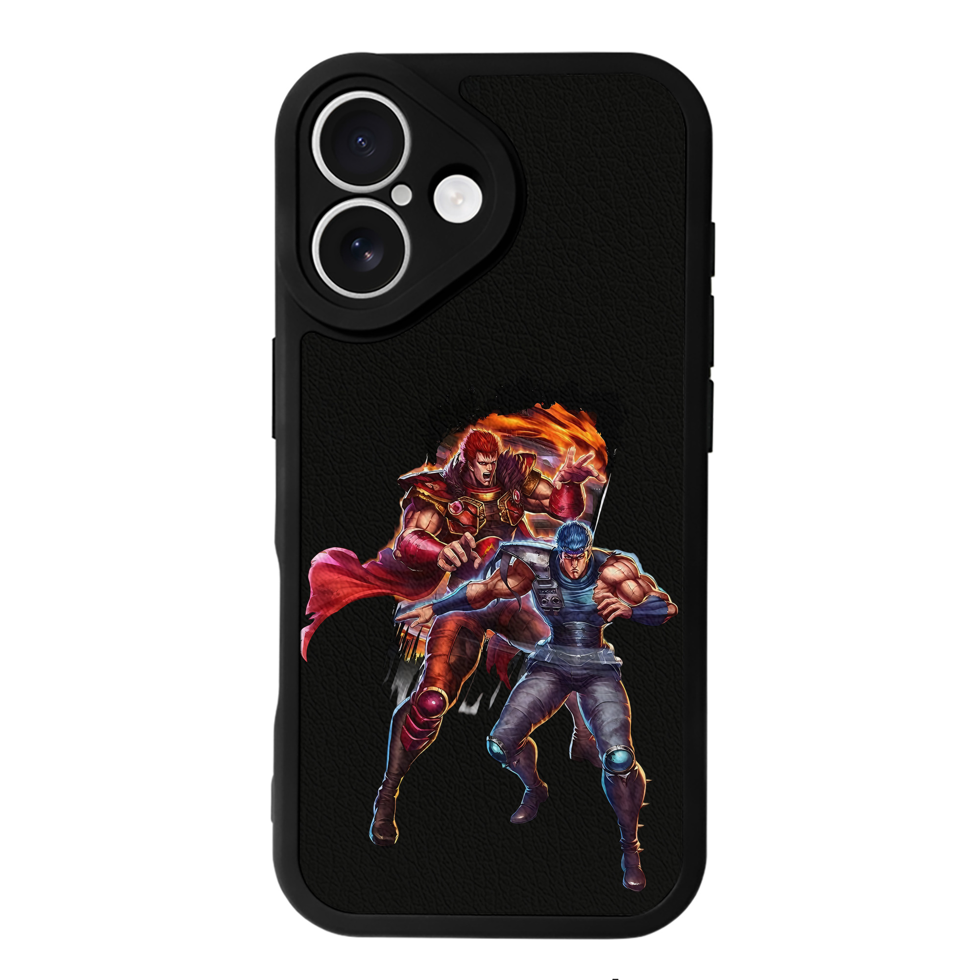 （画像用） 北斗の拳 Fist of the North Star 【iPhone 16シリーズ対応】シリコンスマホケース（レザー調） 材質：シリコン